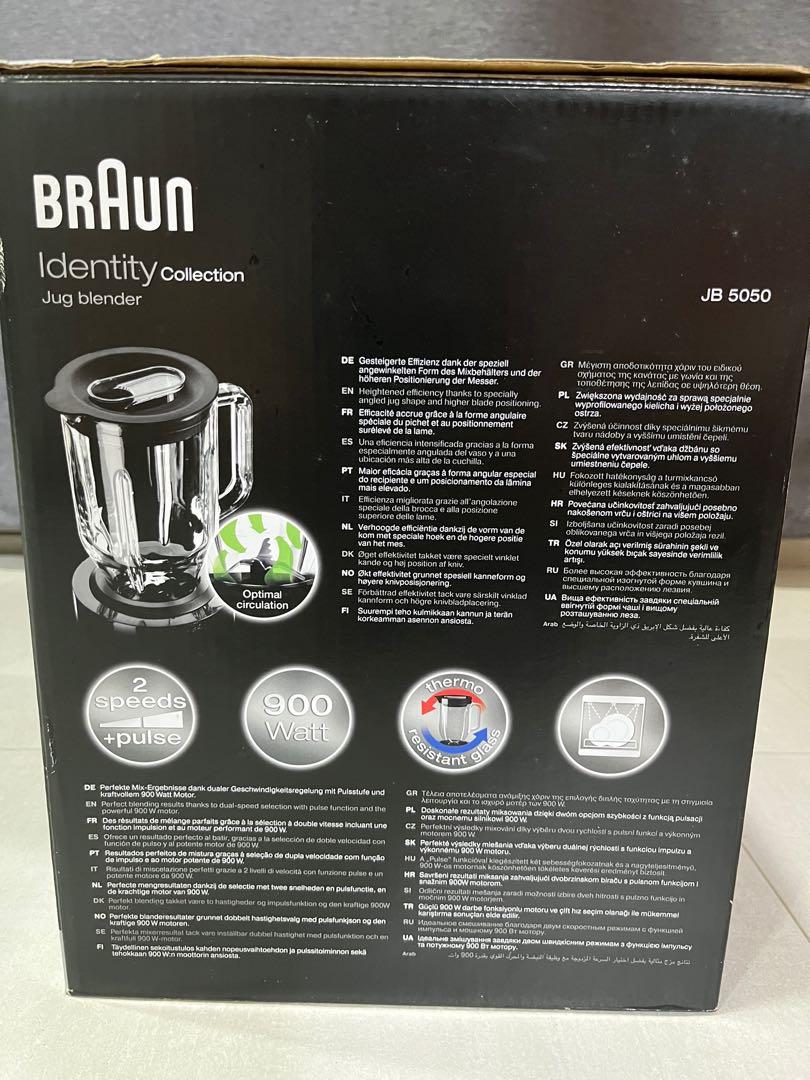 Braun Glass Jug Blender JB5050, TV & Home Appliances, Kitchen
