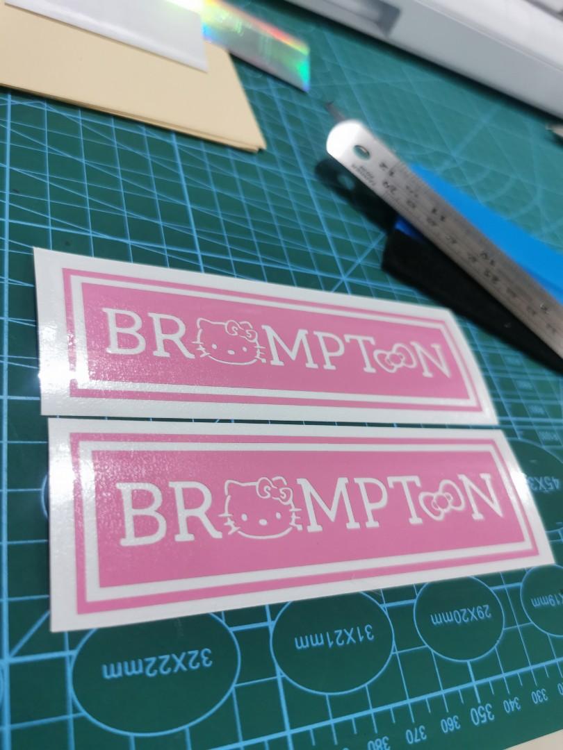 brompton bike label