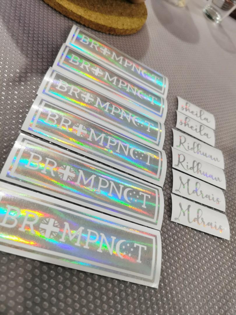 Brompton decals (Category: Parts & Accessories) located in Singapore. Submitted by msphoto (Listing ID 1143083376, Image 10). Description: Customised decals available Pm for prices of the decals. Listing decals price is from $7 and onward Do follow our page for more designs https://instagram.com/stickerelves?igshid=1e2cuuz5lgkc2.