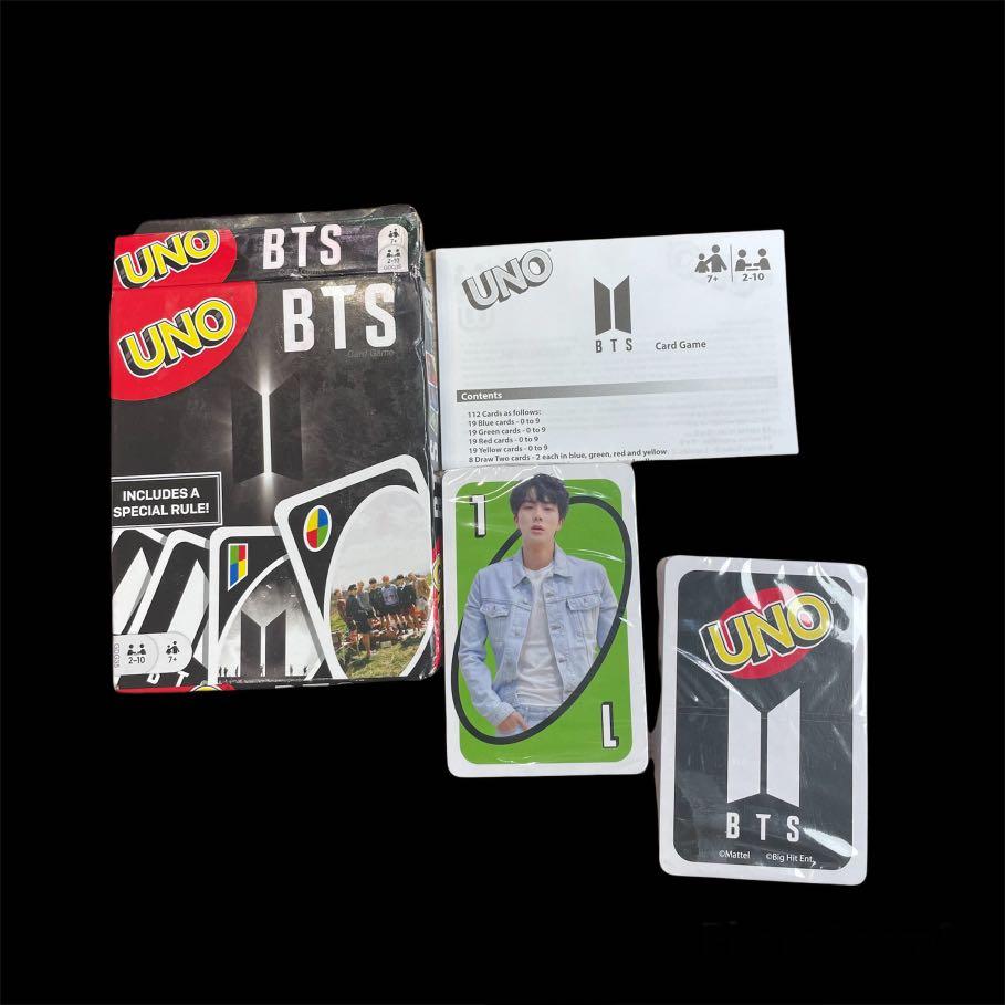 bts uno game card hobbies toys toys games on carousell