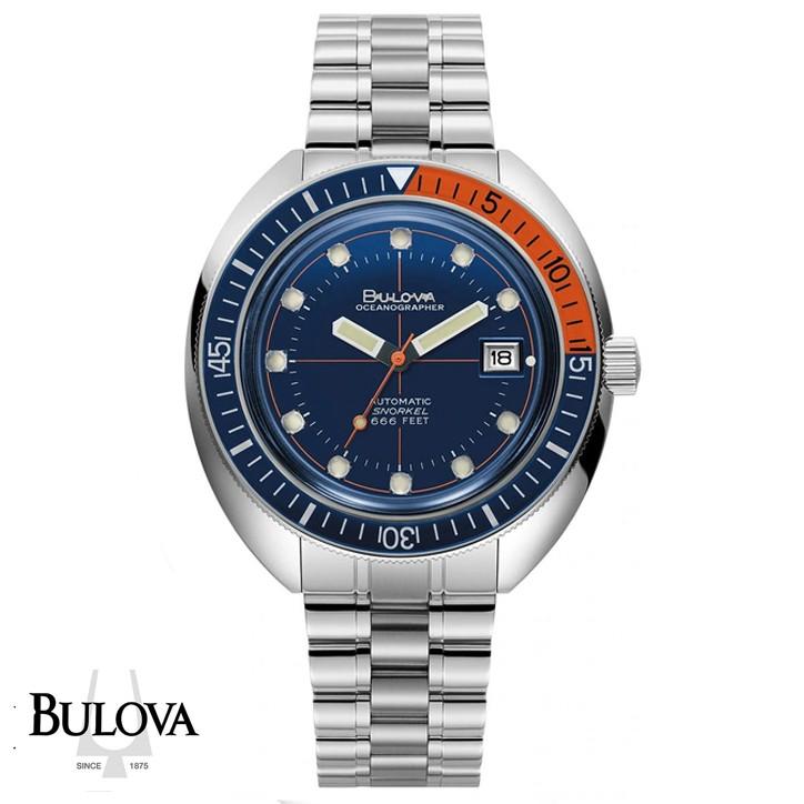 Bulova Oceanographer Devil Diver Reissue 666 feet Blue Dial Automatic Watch