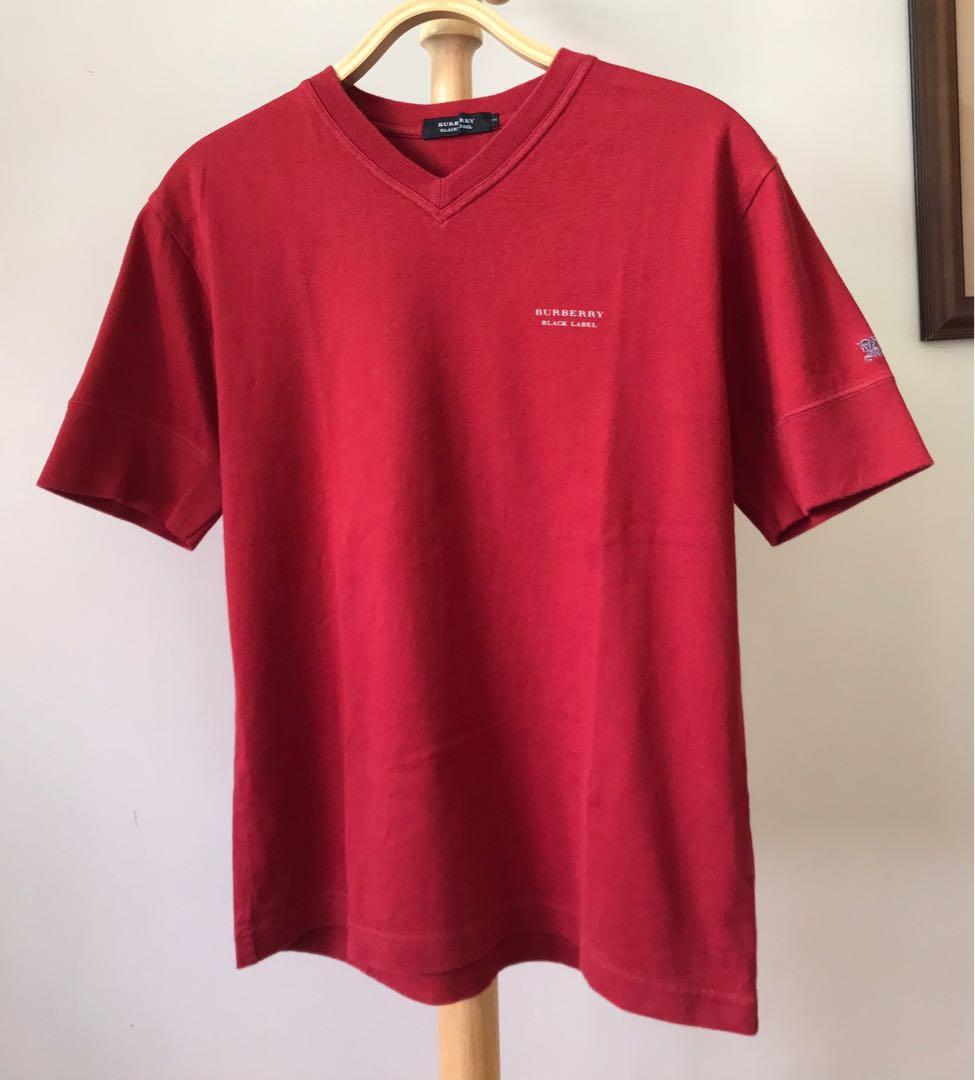 Burberry men's v neck t shirt deals