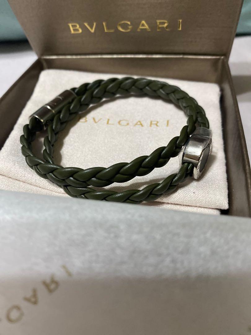 Bvlgari leather new arrivals bracelet