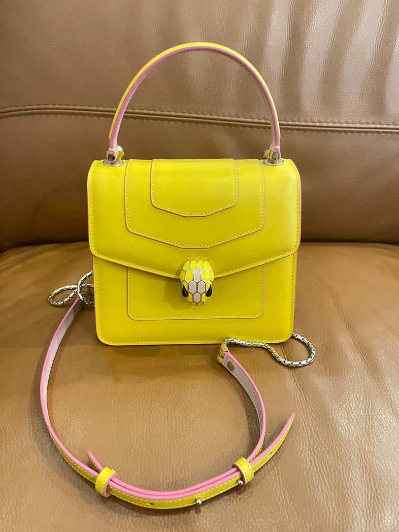 Bvlgari yellow bag new arrivals