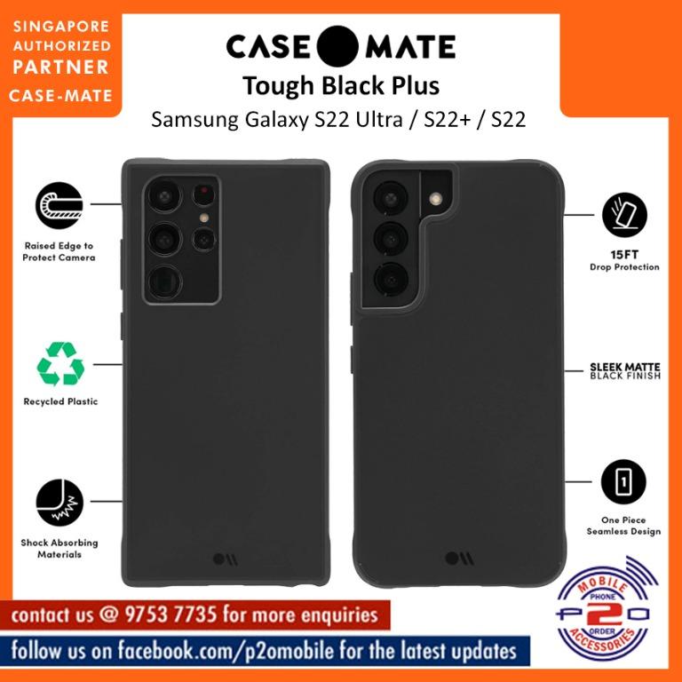 CaseMate (CaseMate) Tough Black Plus for Samsung Galaxy S22 Ultra