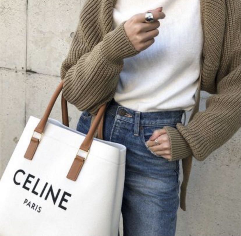 celine canvas tote
