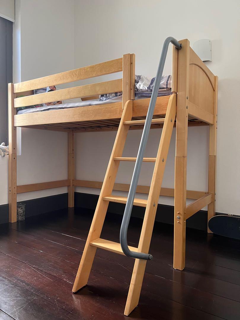full size mid loft bed