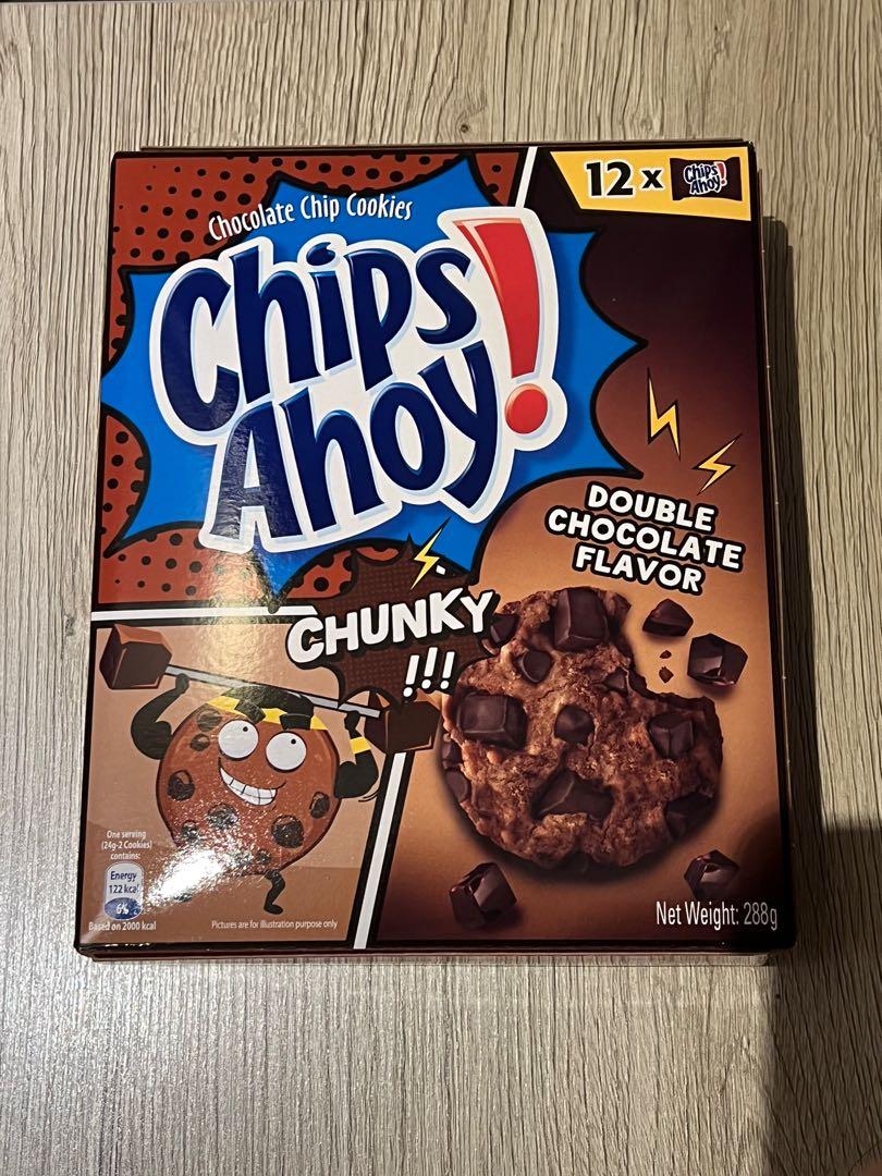 Chips Ahoy Double Chocolate Flavor 288g, 嘢食 & 嘢飲, 包裝食物&即食食物 Carousell