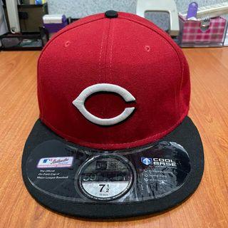 Men's New Era Cincinnati Reds Vintage Pinstripe 9FIFTY Snapback Adjustable  Red and Black Cap