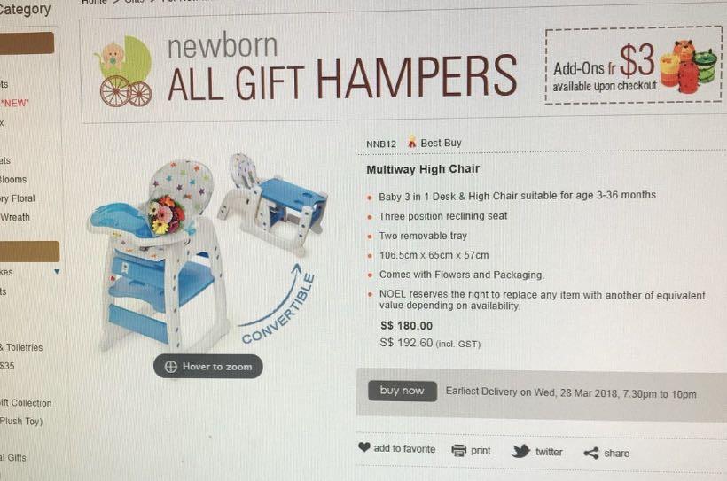 High chair hotsell clearance sale