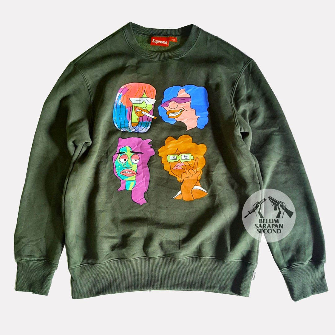 supreme 17AW Gonz Heads Crewneck レア - スウェット