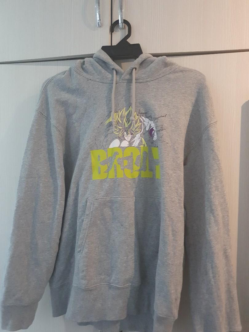 Dragonball hoodie uniqlo collab goku and broly Men s Fashion Coats Jackets and Outerwear on Carousell
