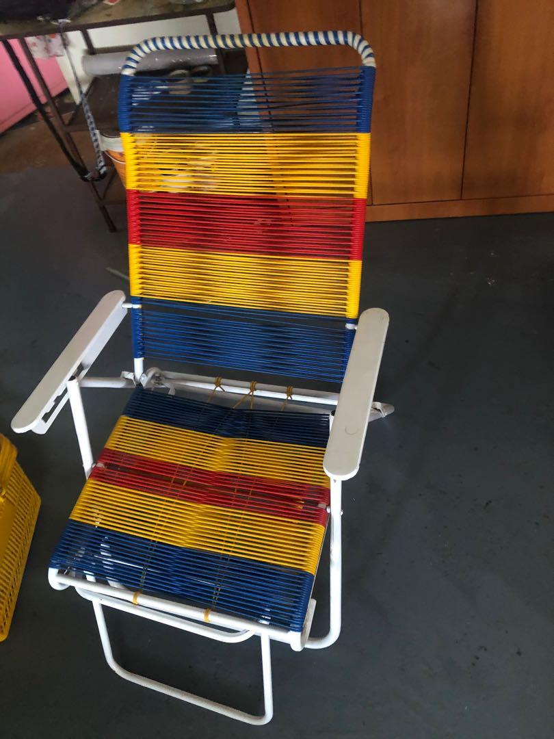 Pvc best sale string chair