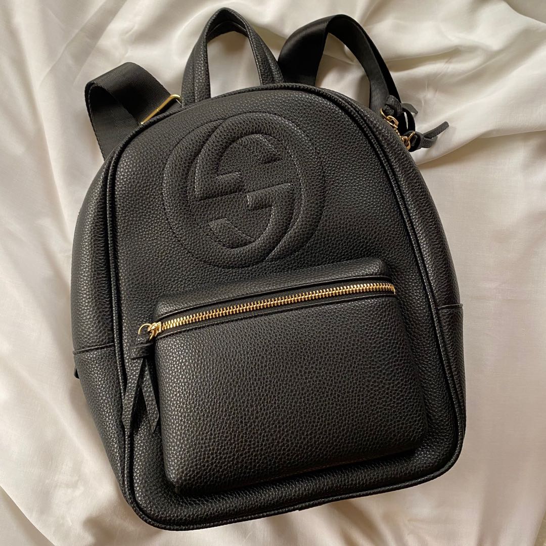 Gucci black mini discount backpack