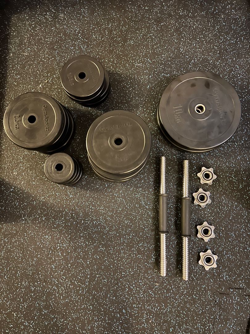 Full Dumbbell set (1 inch), Sports Equipment, Exercise & Fitness