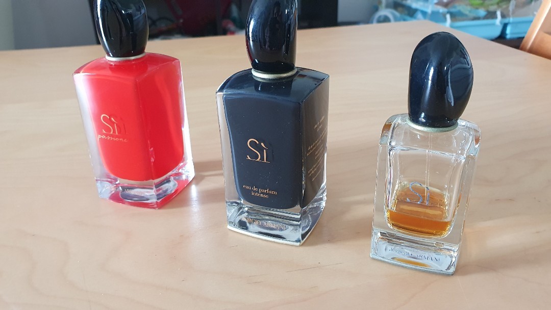 Giorgio Armani Si perfume, Beauty & Personal Care, Fragrance & Deodorants  on Carousell