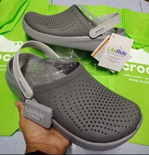 Gray original Crocs