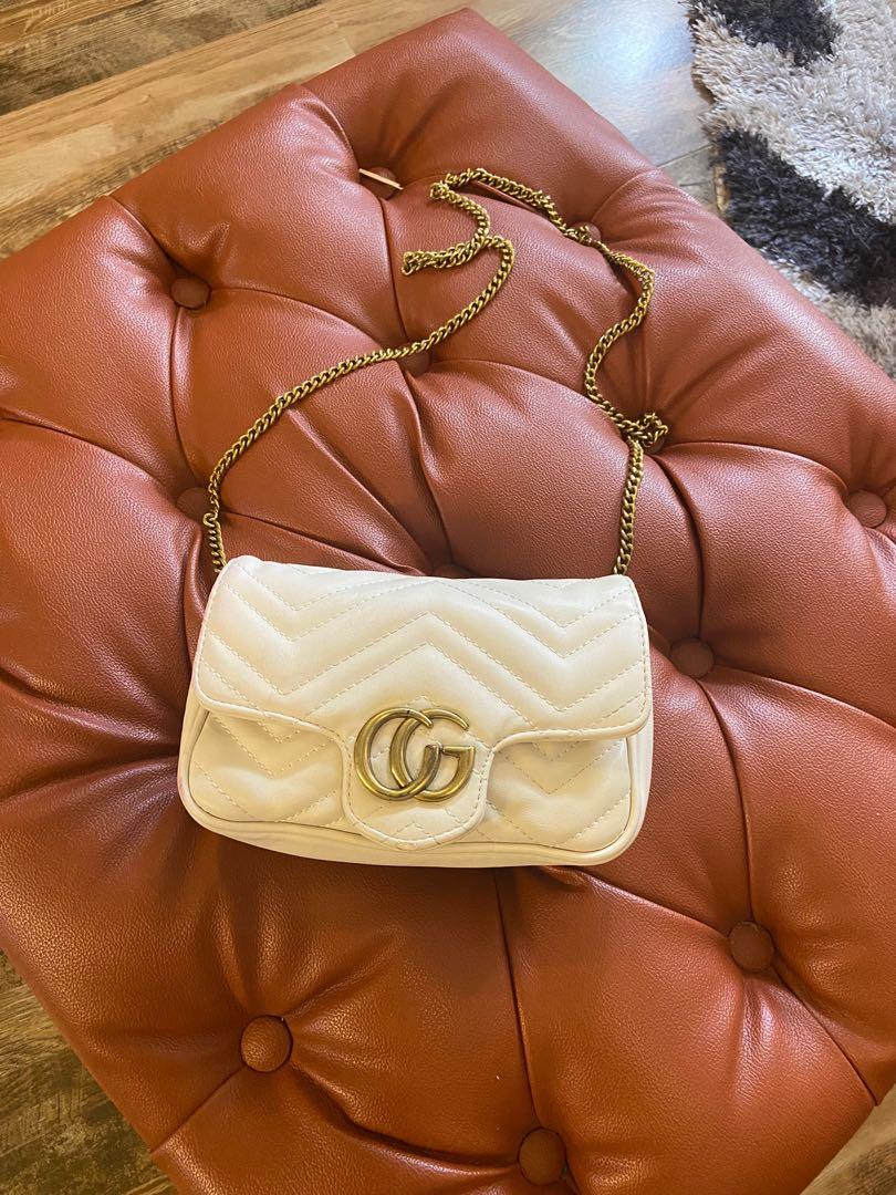 Gucci Gold chain sling bag, Men's 