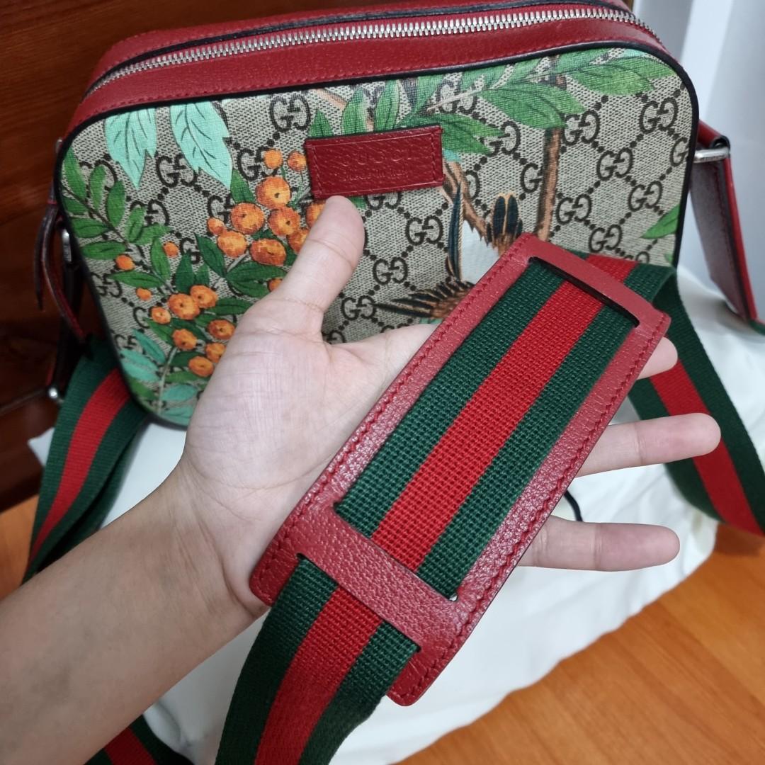 Gucci Tian Monogram Camera Crossbody Bag, Luxury, Bags & Wallets on Carousell