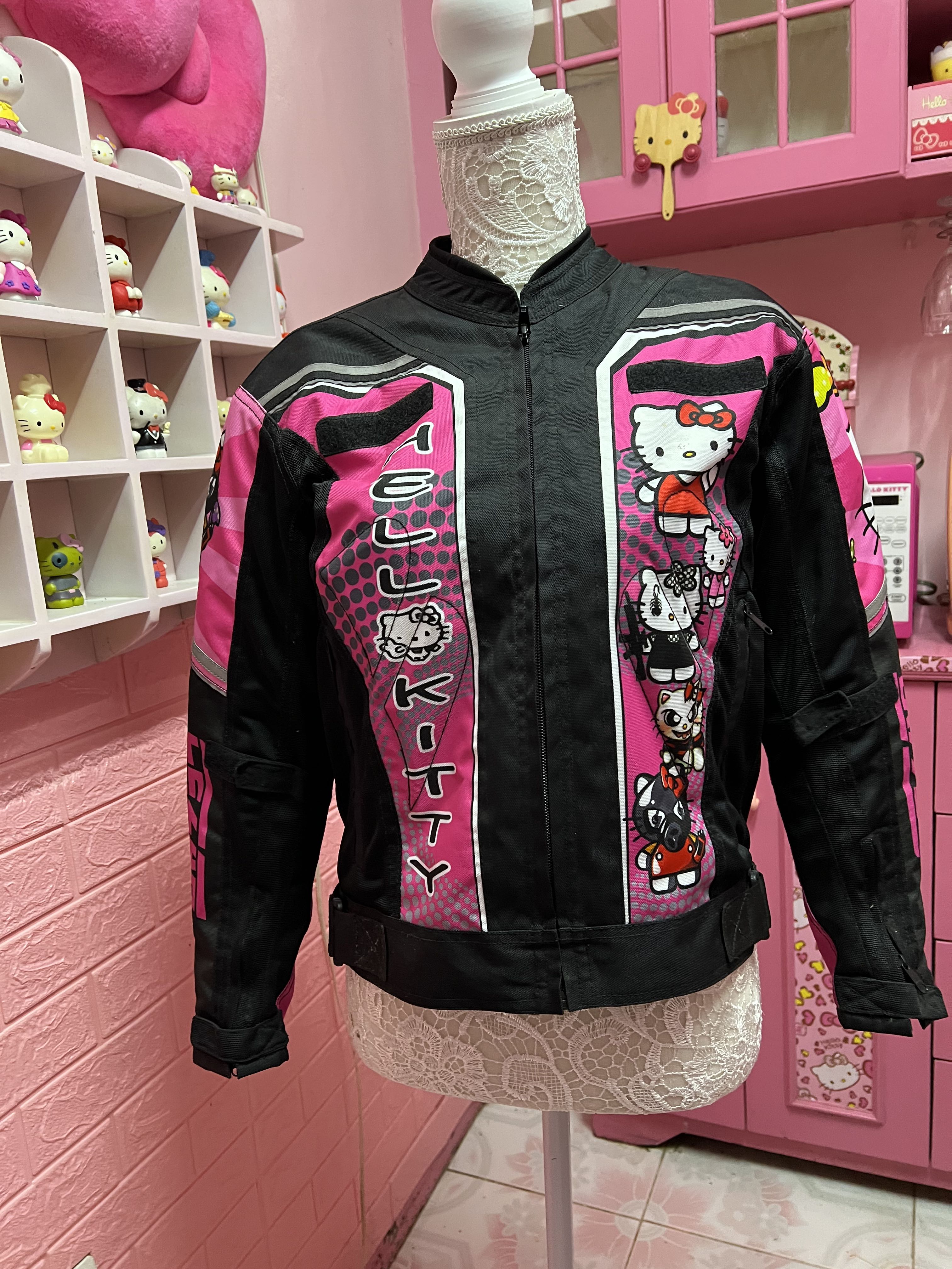 Hello Kitty Motorcycle Jacket, Women's Fashion, Coats, Jackets and ...