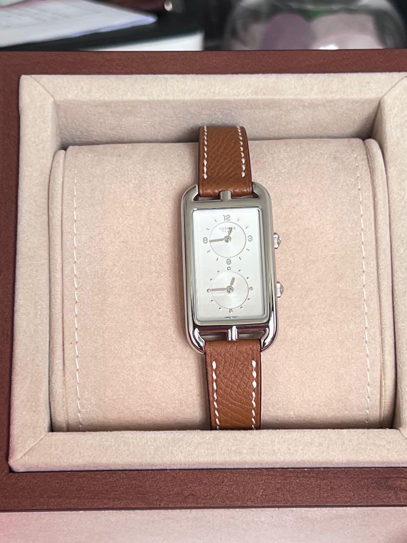 Hermes Nantucket Dual Time watch, Luxury, Watches on Carousell
