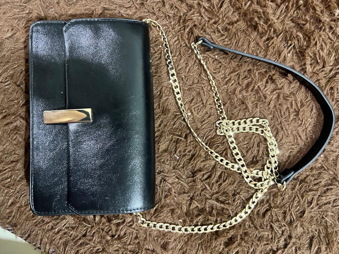 H&m black top sling bag