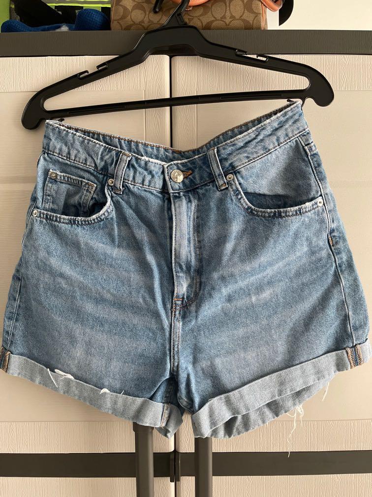 jean shorts in store