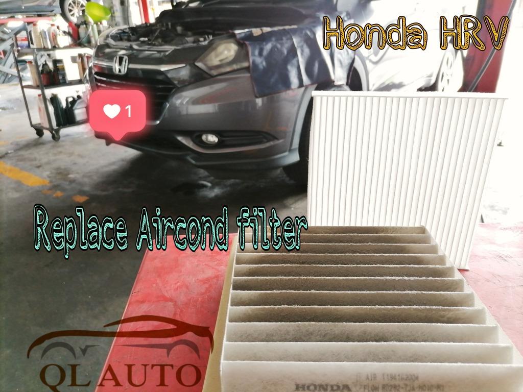 Honda Hrv Replace Aircond Filter, Auto Accessories on Carousell
