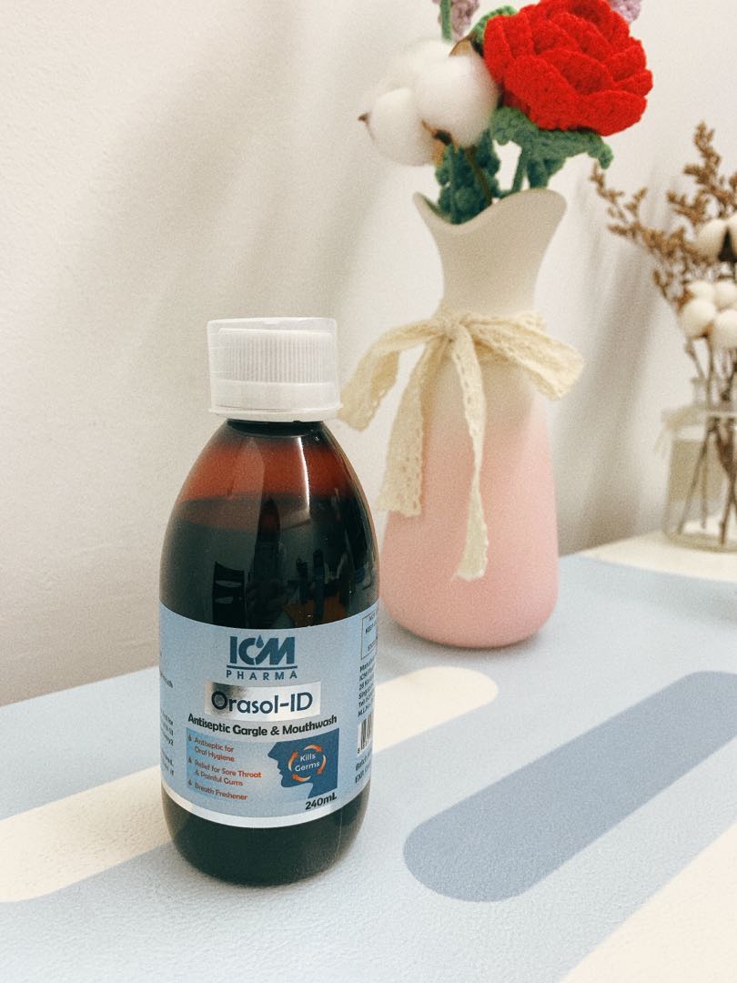 ICM OrasolID antiseptic gargle & mouthwash, Beauty & Personal Care