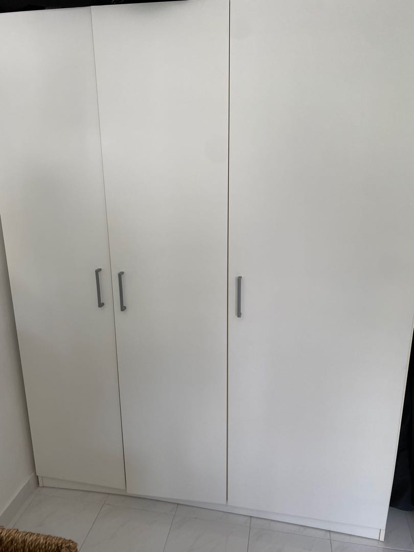 IKEA Dombas 3 door wardrobe, Furniture & Home Living, Furniture, Shelves, & Racks on