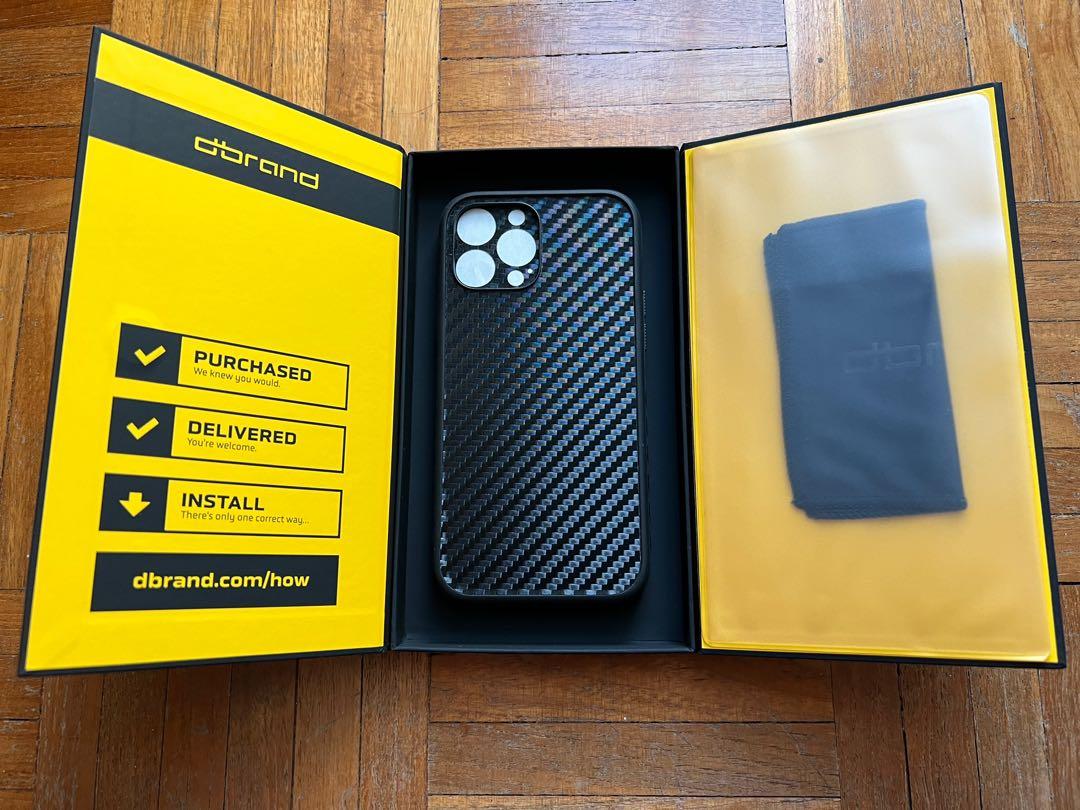 IPHONE 13 PRO MAX DBRAND BLACK CARBON GRIP CASE (MAGSAFE COMPATIBLE