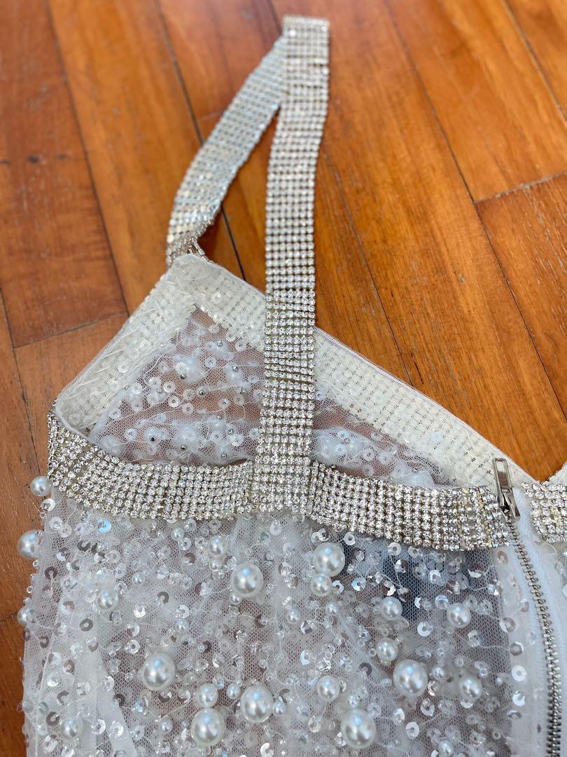 JLUXLABEL sparkly top, Women's Fashion, Tops, Other Tops on ...