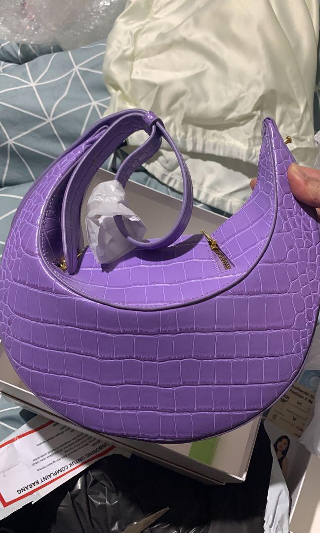 Rantan Super Mini Bag - Purple Croc - ShopperBoard