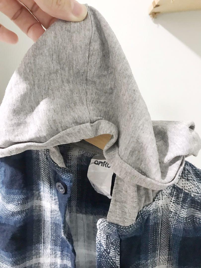 Kmart hooded shirt Babies Kids Babies Kids Fashion on Carousell