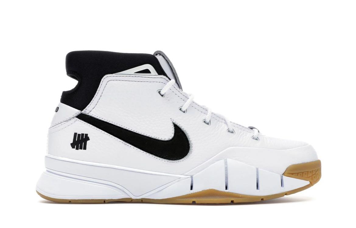 Kobe 1 protro X Undefeated white gum Men s Fashion Footwear