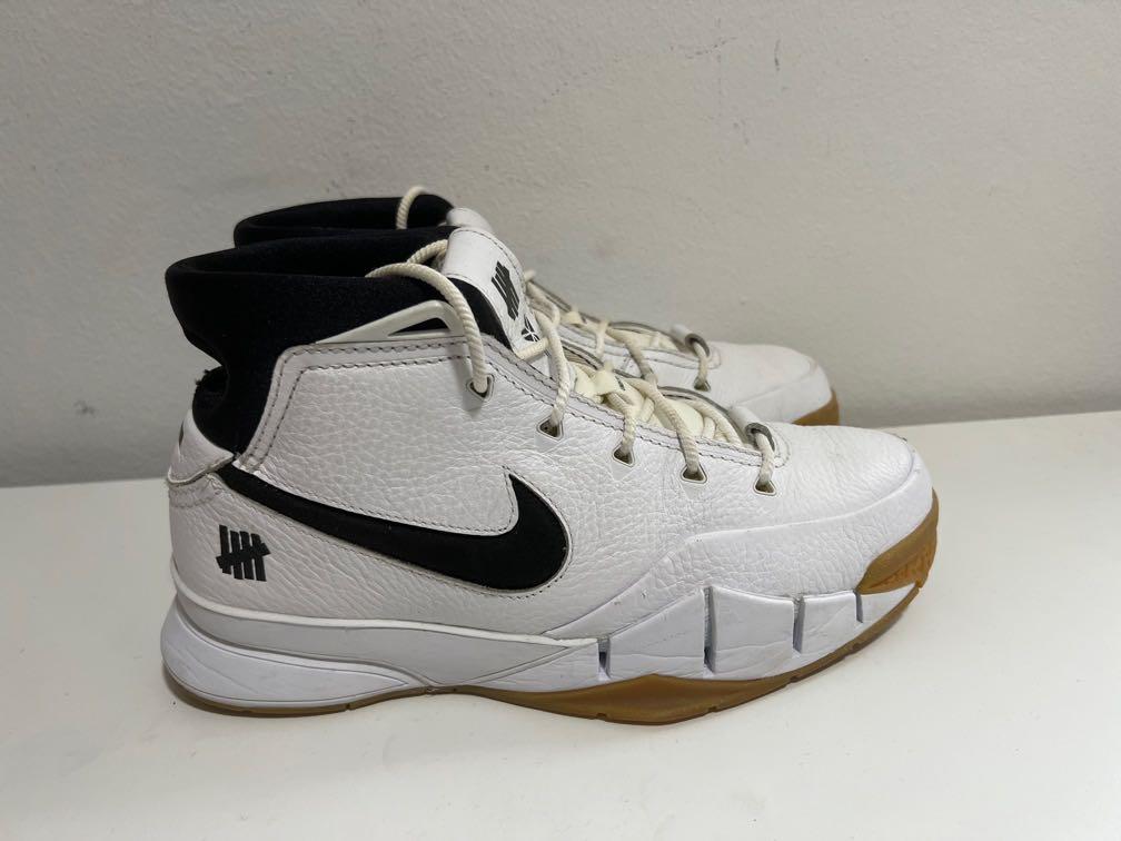 Kobe 1 best sale protro undefeated white