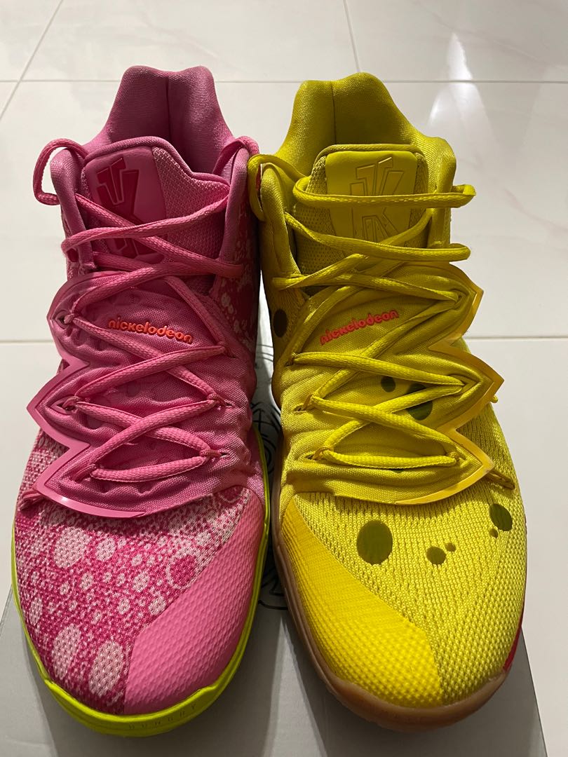 Patrick and spongebob top shoes