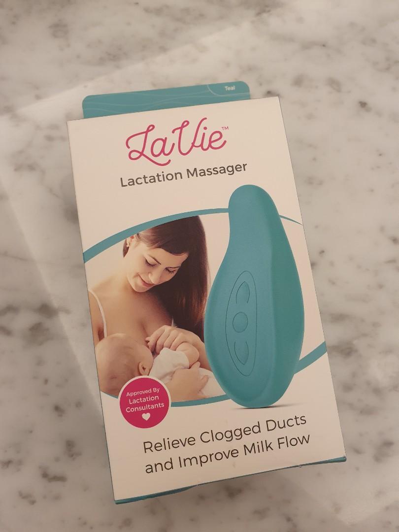 LaVie Lactation Massager (Category: Maternity Care) located in Pasig City. Submitted by pepperoo (Listing ID 1087118848, Image 2). Description: LaVie Lactation Massager Retail Price: Php 2200 Sale Price: Php 1800 ** Good as new. Used 2x only The LaVie Lactation Massager™ is a milk expression tool that helps improve milk flow and relieve pain caused by engorgement, plugged ducts and other breastfeeding symptoms. It's unique shape and multiple vibr