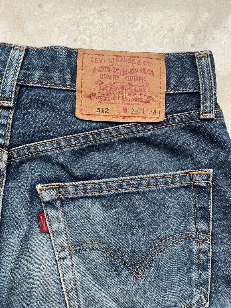 Levis 512 jeans, Men's Fashion, Bottoms, Jeans on Carousell
