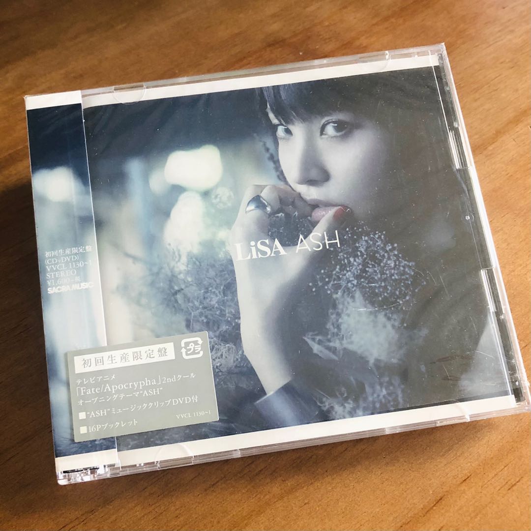 Lisa 織部里沙13th Single Ash 日版初回生産限定盤cd Dvd Fate Apocrypha 動畫主題曲 Typemoon 日本 Jpop 興趣及遊戲 音樂樂器 配件 音樂與媒體