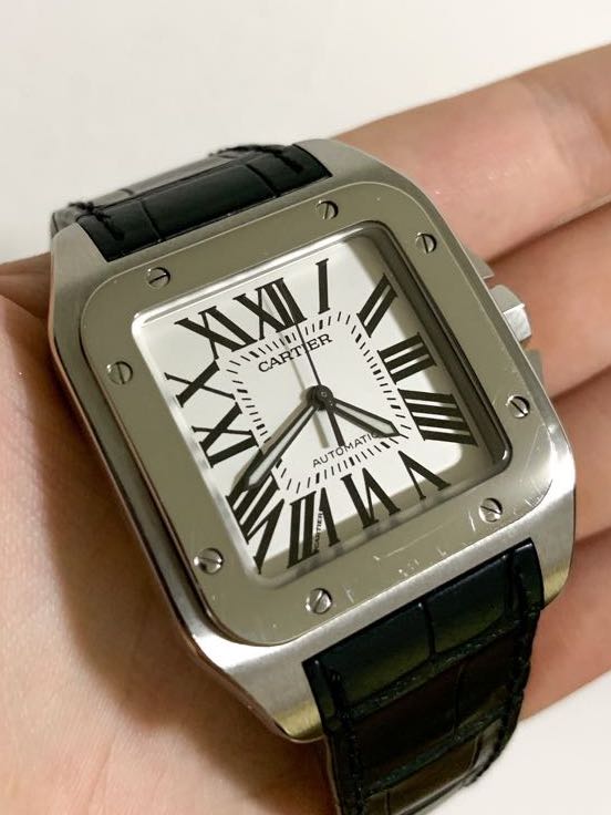 Cartier santos 100 new arrivals xl strap