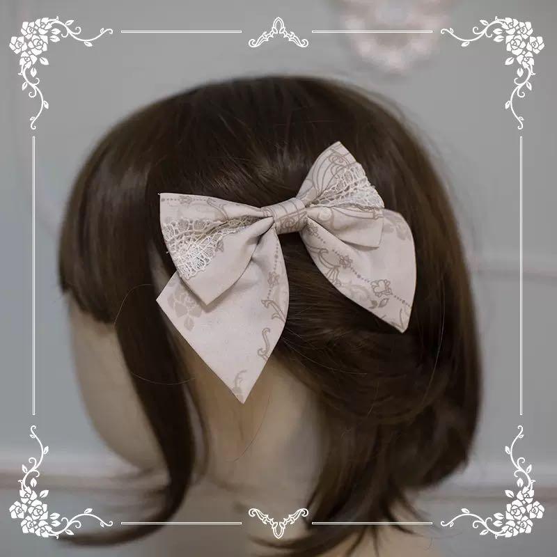 Lolita NyaNya 十六夜頌歌高腰帝政jsk 黑色印花, 女裝, 連身裙