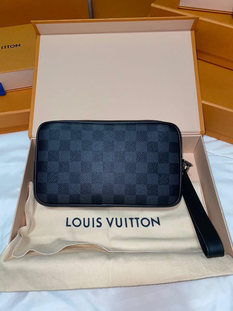 Louis Vuitton Alpha Clutch Limited Edition Damier Graphite Pixel - ShopStyle