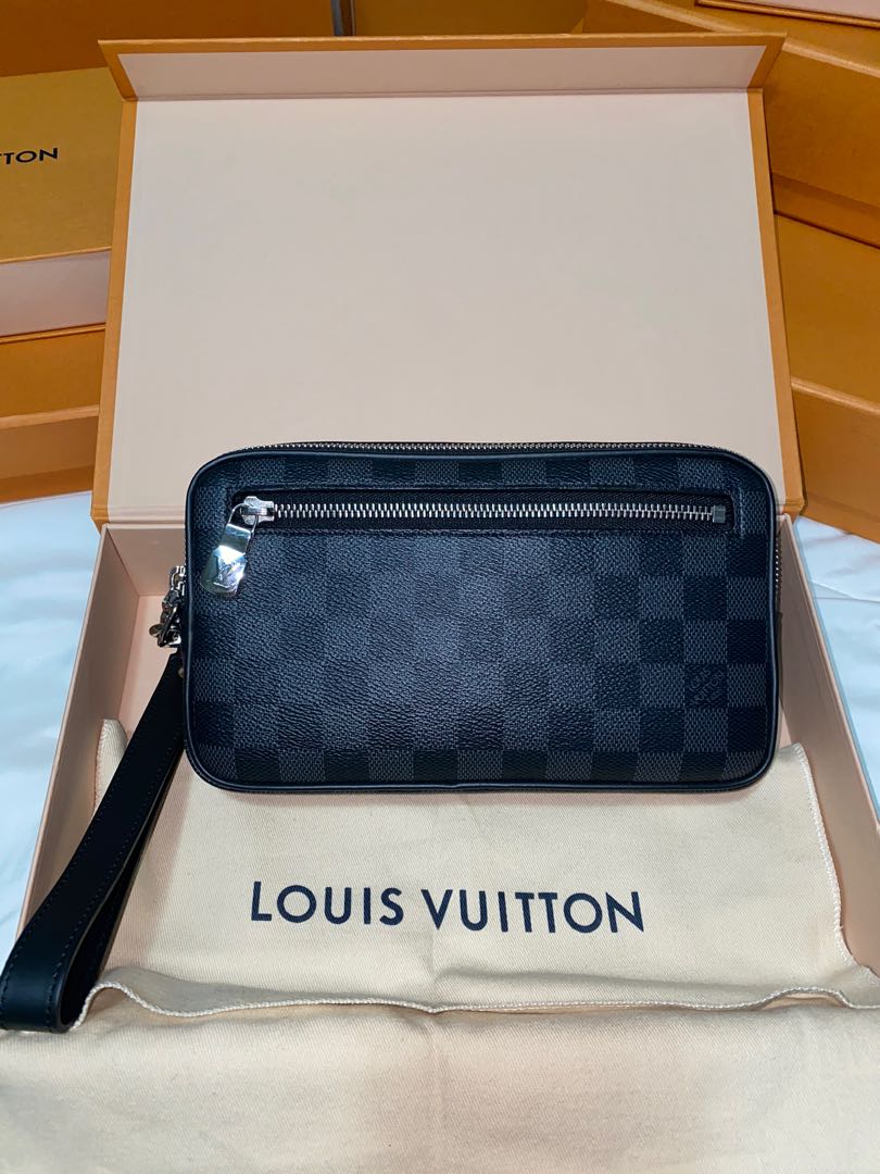 Louis Vuitton Alpha Clutch Men Satellite Cruise2019, Luxury, Bags & Wallets  on Carousell