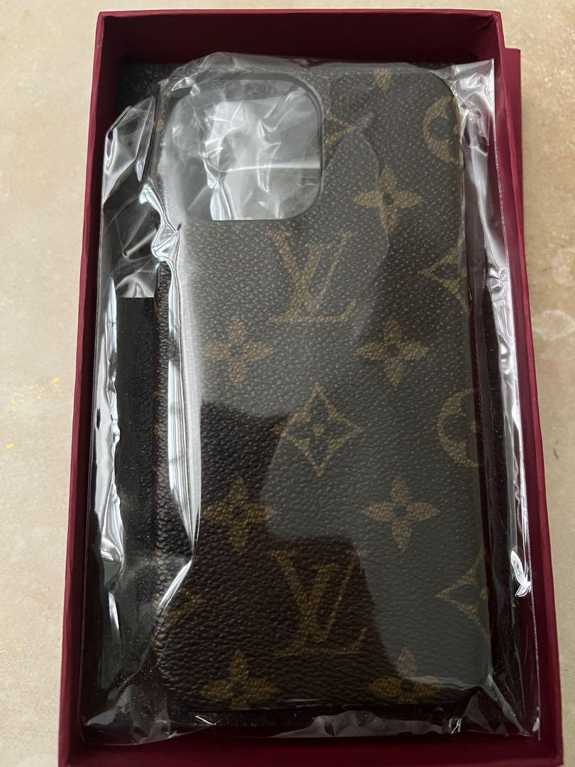 Louis Vuitton Folio Wallet Case for Apple iPhone Xs Max - Brown (8C412