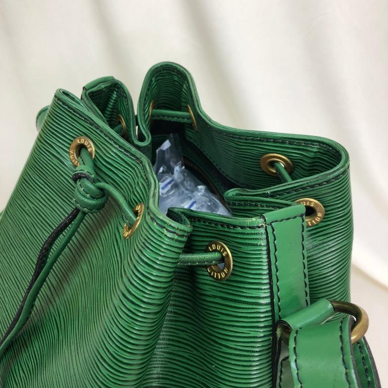 Shop for Louis Vuitton Green Epi Leather Petit Noe PM Drawstring