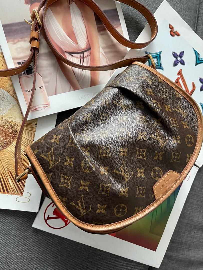 Louis+Vuitton+Menilmontant+Messenger+Bag+PM+Brown+Monogram+Canvas for sale  online
