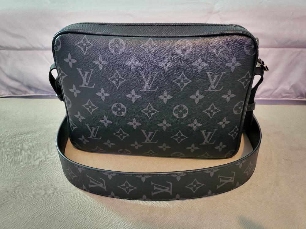 Louis Vuitton Silver Taigarama Outdoor Slingbag Silver Hardware, 2022 (Like New), Handbag