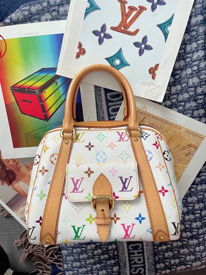 Louis Vuitton Lv Ghw Priscilla Shoulder Bag M40096 Monogram Multicolore