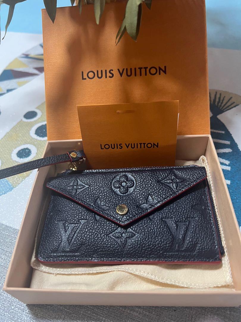 Louis Vuitton Envelope Card Holder Wallet Bag Charm W Box, Receipt, Dust  Cover